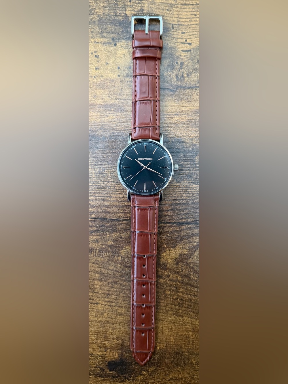 Brand new Longvadon Classic Marron watch (NWT)